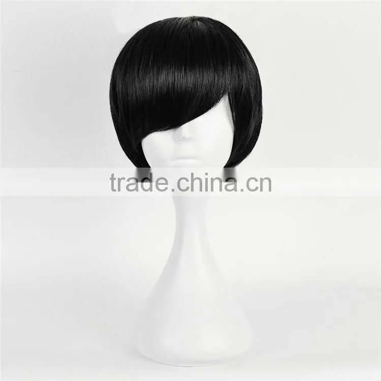 wholesale price short inch mix color hair synthetic wig for women