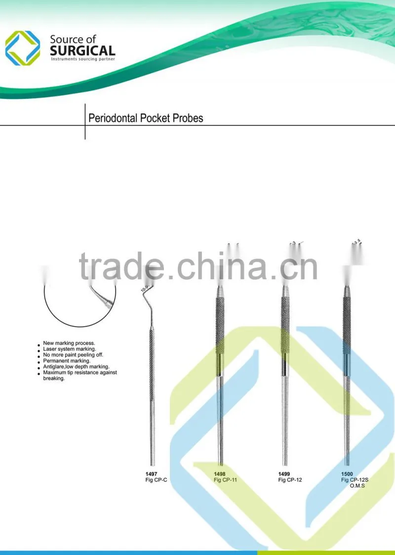 62 Periodontia instruments