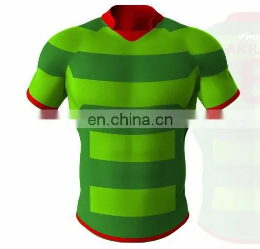 100% polyester custom sublimation striped rugby jersey show your body