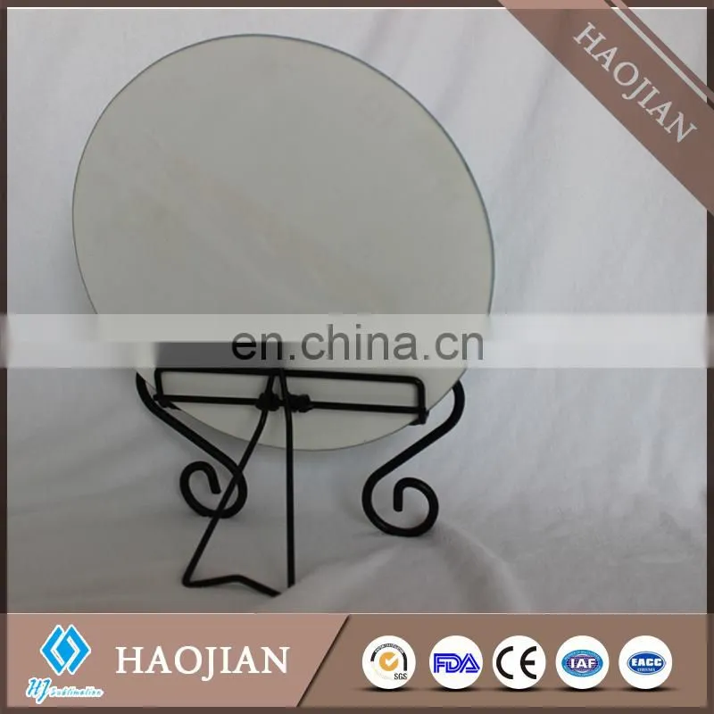Sublimation blank tempered glass clock face glass clock