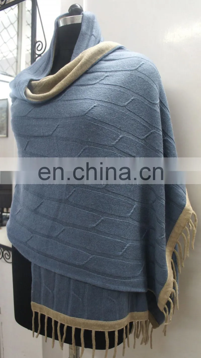 Herringbone Knitted pashmina wool shawls,stoles,scarves 2017