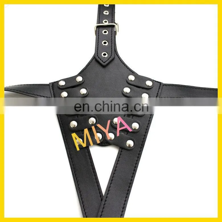 Adjustable Queen's PU Leather Costume Bondage Harness