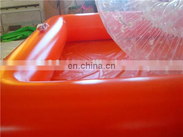Commercial customized hamster ball inflatable pool toys with balls