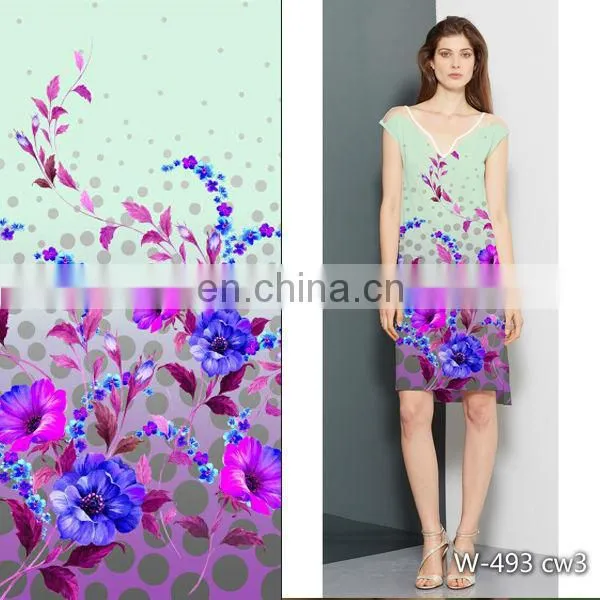 New Fashionable Printed 100 Spun Rayon Fabric