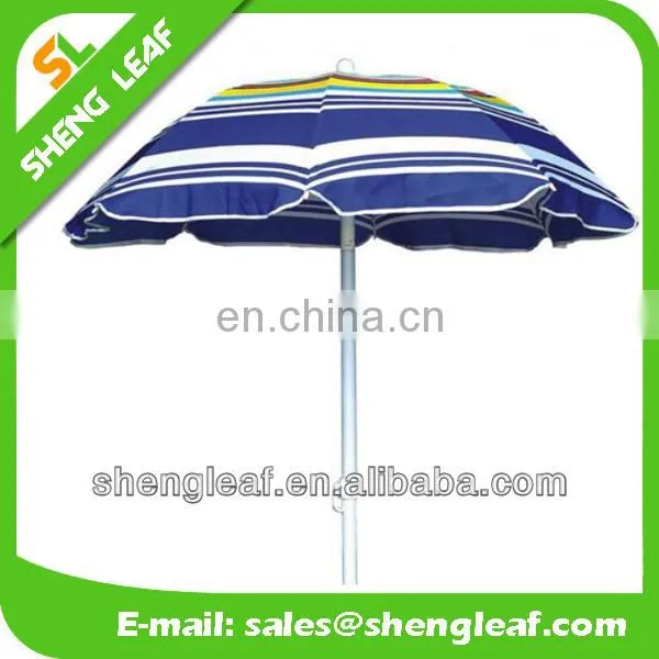 Beach Umbrella Air-vent Windproof Aluminium Pole