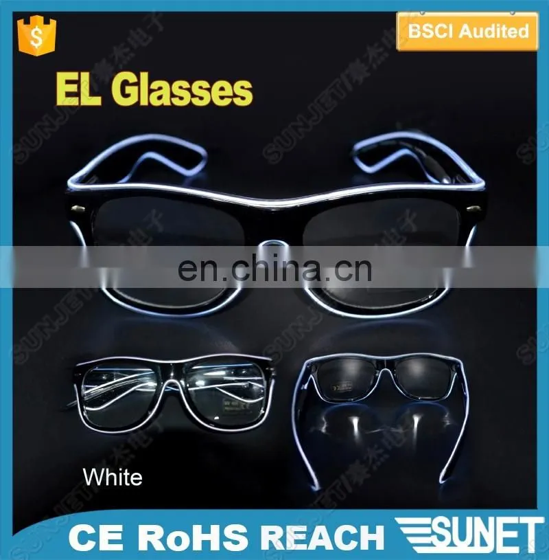 Sunjet hottest new products party favors led product EL led glasses