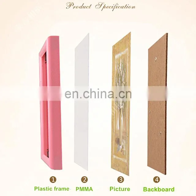 Good delivery time fashion cheap plastic photo frame