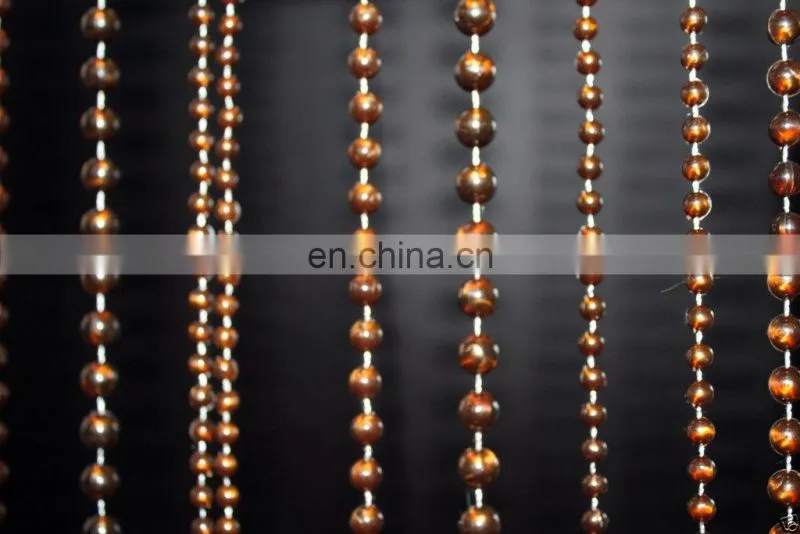 Multi Brown Ball Chains Beaded Curtains