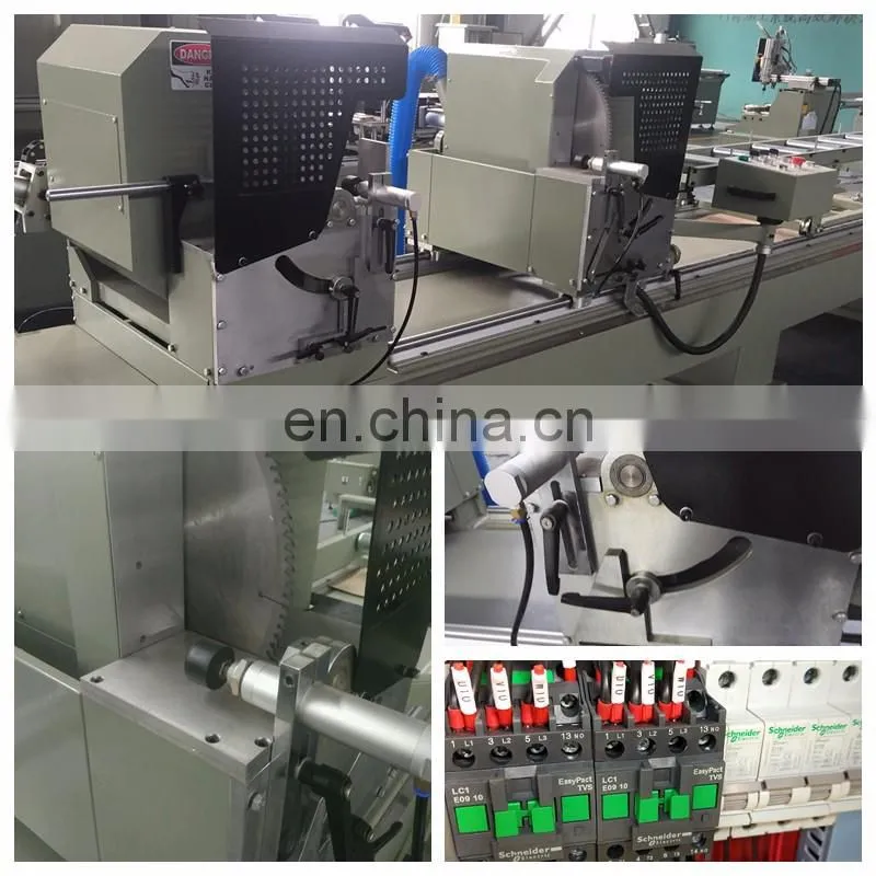 PVC Window Double Head Cutting Saw PVC Window Making Machine