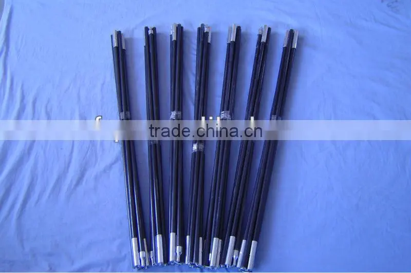 FRP tent support pole / fiberglass tent poles