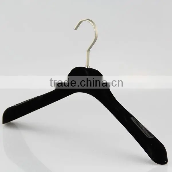 luxury matches velvet hanger with gold hardware