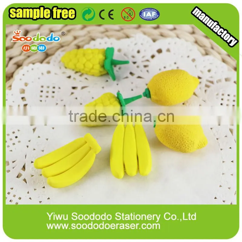 Fruit eraser stationery for kids