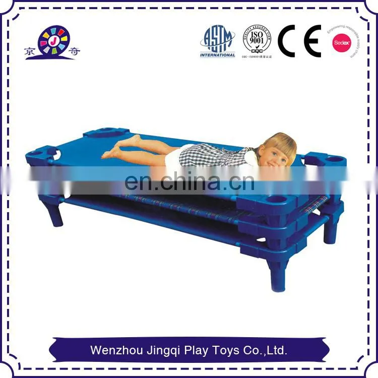 Kids Beds Manufacturer Top Cloth Kids Kindergarten Sprogs Stackable Daycare Cot Standard