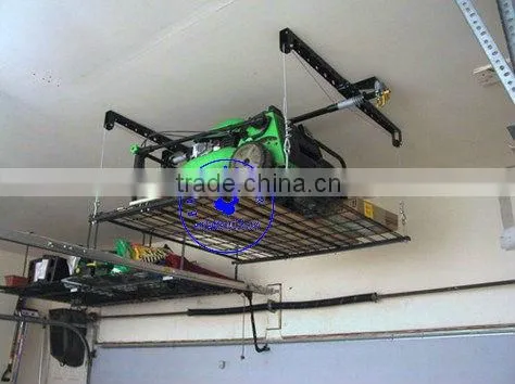 Pro HeavyLift 4-by-4-Foot Cable-Lifted Storage Rack