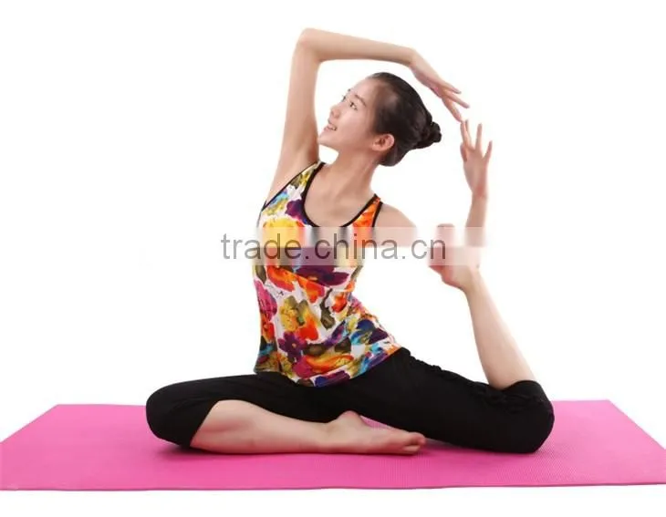 Factory Direct Sale Black Capri Yoga and Sports Pants