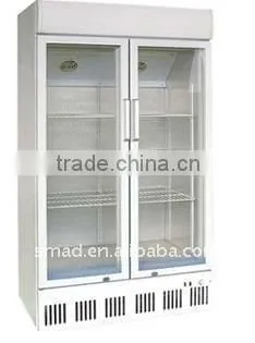 Supermarket refrigerator/vegetable refrigerating showcase/upright display fridge for supermarket