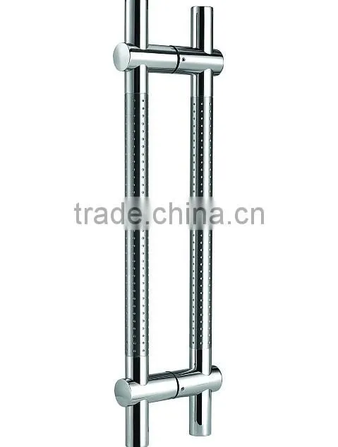 Stainless steel exterior glass door handle/pull handle/H shape door pull handle