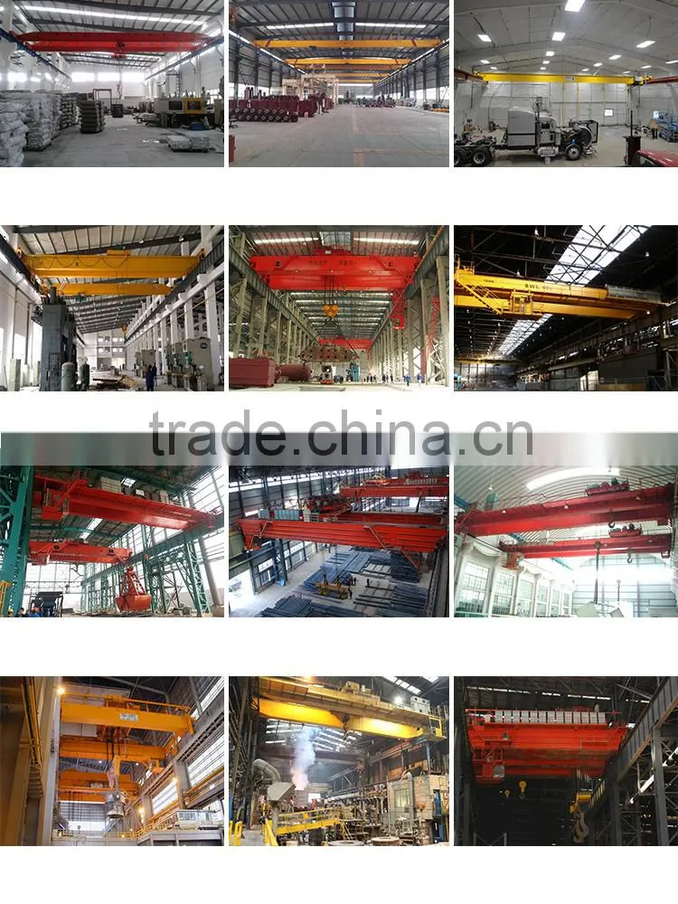 Best Promotion double girder 10ton suspending overhead bridge crane 55 ton
