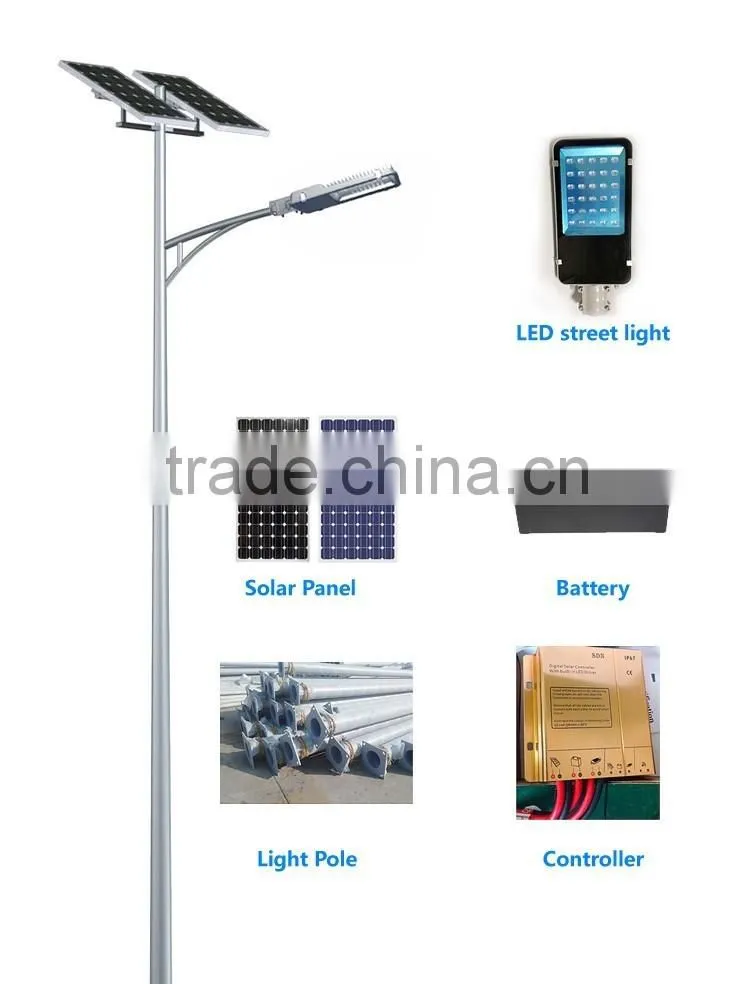 Good Design Reasonable Price 100w solar street light Outdoor led lighting system