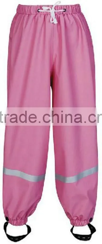100% waterproof PU raincoat hooded