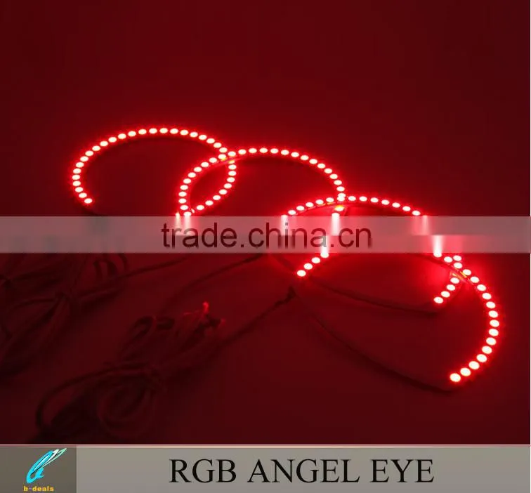 RGB led angel eyes for mazda3 changing color by the remote