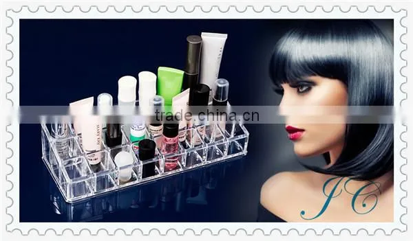 Hot Sale Cosmetics Clear Plastic Storage Box With Dividers High quality