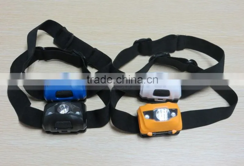 AAA Battery Car Headlamp LED Portable Blue Headlight
