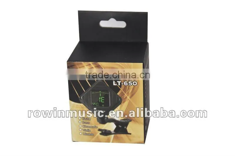 Digital Clip Tuner LT-650GB/guitar/bass/violin/ukulele/chromatic