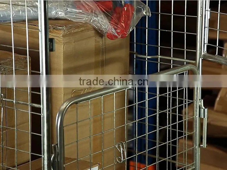 Split Gate Pallet Roll Container
