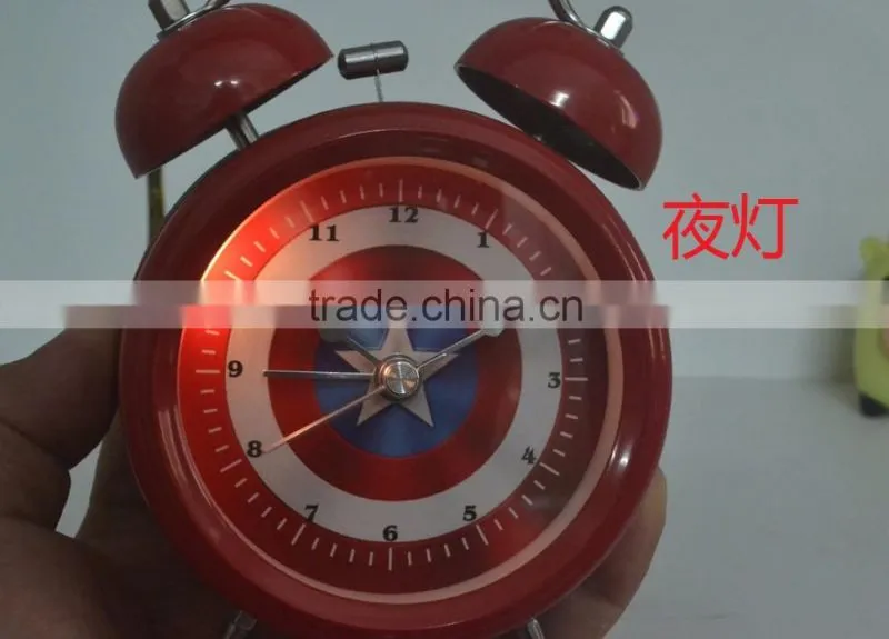 (2016) home design retro table clock, Metal Clock, model design desk clock