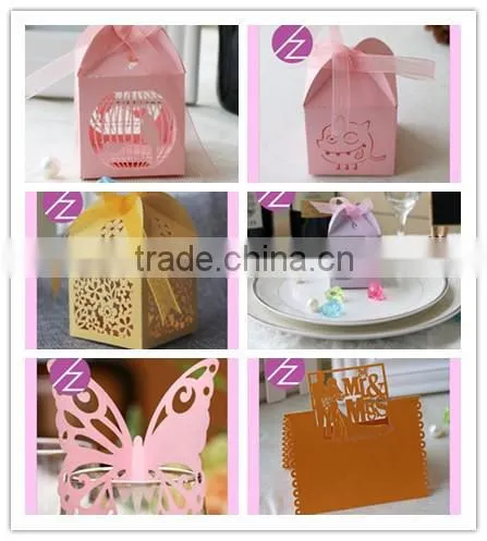 Wedding Party Decoration Place Card on the Bottom of Wine Glass WC-1