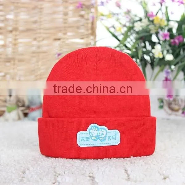 MZ-MS-007 high quality oem service cotton knitted baby winter hat