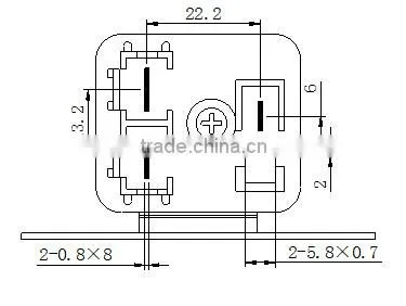 Automotive relays 4 pins for preheat relay12V 24V 80A WM902