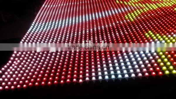 Soft and flexible ourdoor LED mesh screen for building/facade/stage/shows
