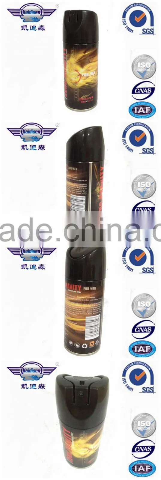 150ml body perfume spray for men