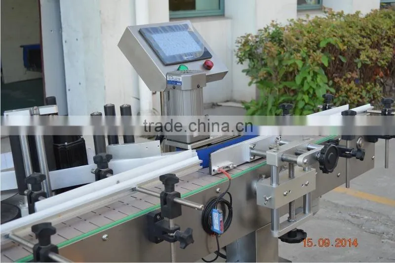 Shanghai VFFS Machine round bottle labeller with printer 086-18516303933