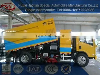 FOTON long road cleaning car automobile sweeper truck for sale