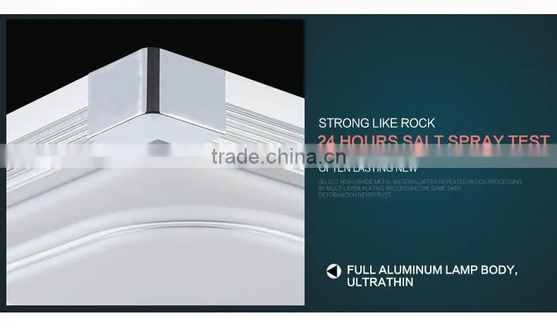Square aluminum led ceiling light 48W