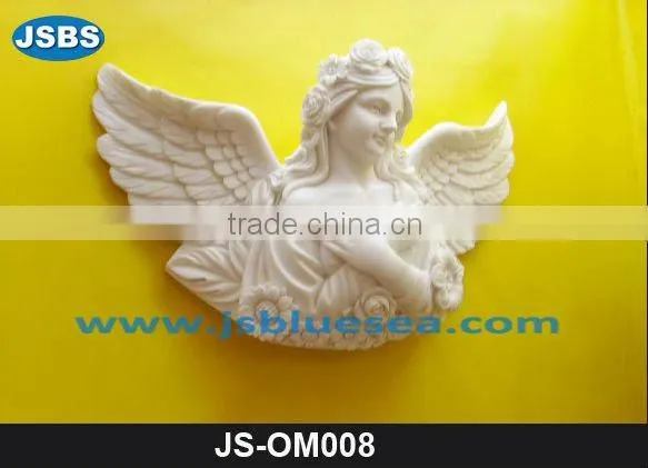Marble girl sink statue in wall