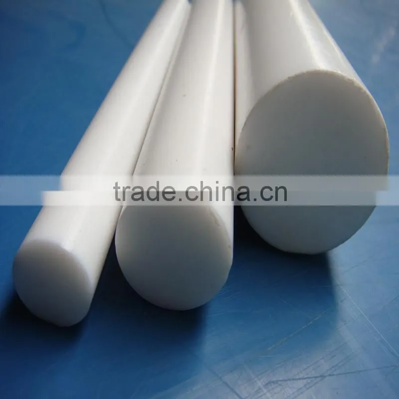 white uhmw pe polyethylene plastic rod nylon pom rod with 20mm diameter