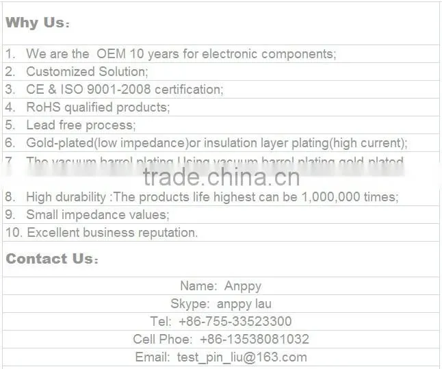 hot high quality pcb testing probes needle