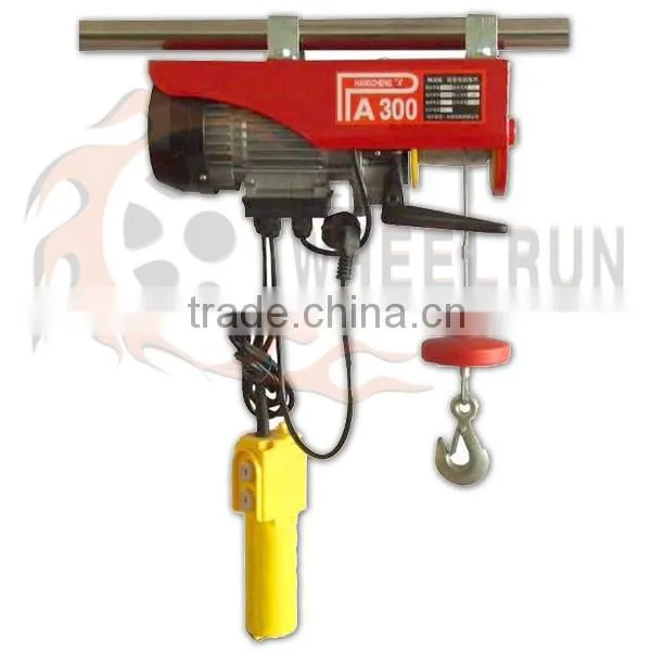 Portable lifting equipment 220V PA1000 mini wire rope hoist