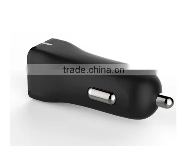 REYON new quick charge 2.0 car charger with qualcomm certification, 2.1A car charger with LED indicator