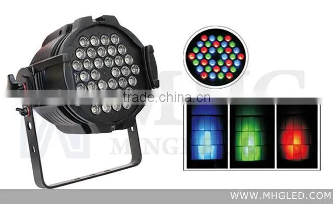 DMX512 108W par 64 High Power LED Lights