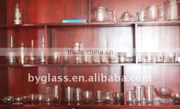 crystal borosilicate Transparent double wall glass tea cup