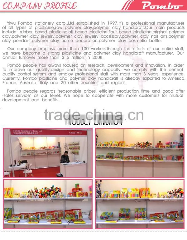 12Color Wholesale Oven Bake Polymer Clay set