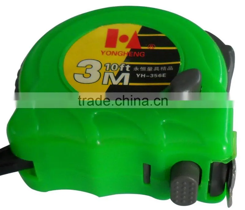 Three buttons ABS coated height measuring tape