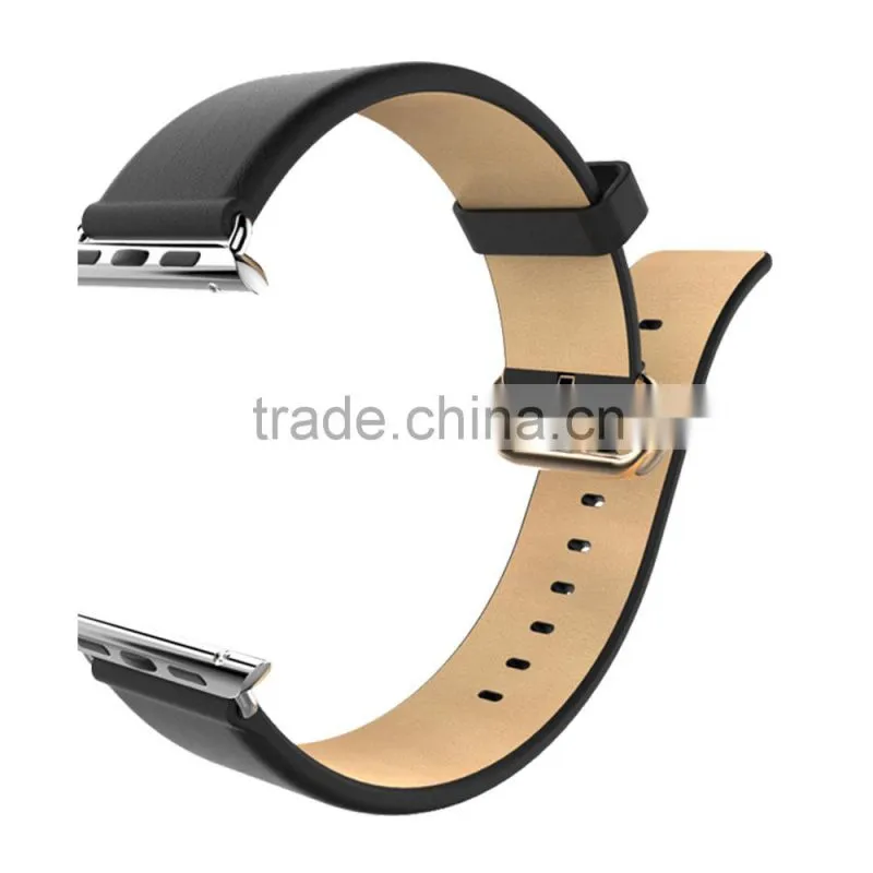 SHENGO Wholesale Cheap PU Leather Watch Strap for Apple Watch