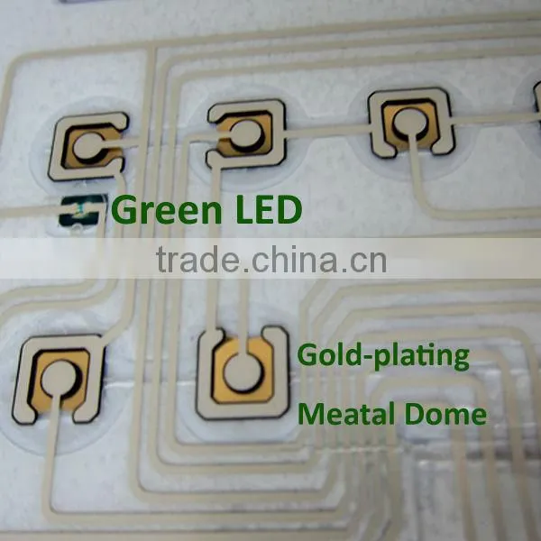 Customized LED Foil Switch Overlay