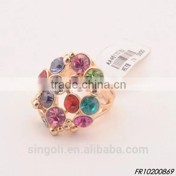 Tinny Enamel Ceramic Colorful Ring